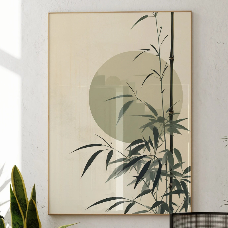 ภาพพิมพ์ศิลปะติดผนังสไตล์ญี่ปุ - Japanese Minimalist Lifestyle บทวิจารณ์และราคา