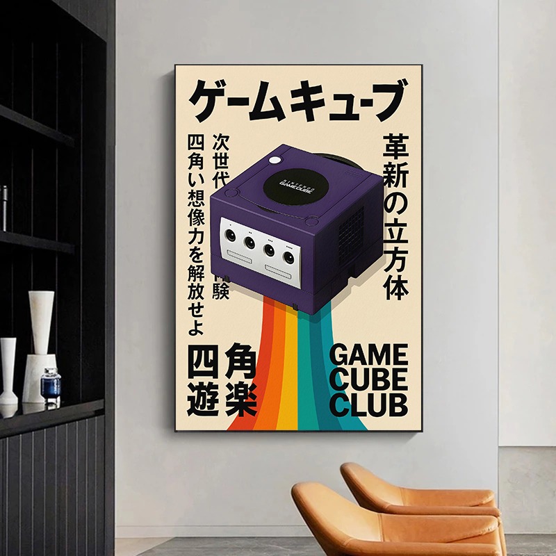 โปสเตอร์เกมย้อนยุค ศิลปะตกแต่ง - Japanese Minimalist Lifestyle บทวิจารณ์และราคา
