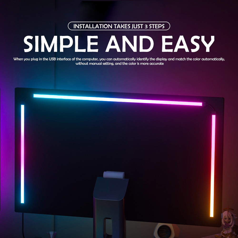RGB Gaming ไฟ Strip Monitor จอ - Philips Bulb Hue บทวิจารณ์และราคา