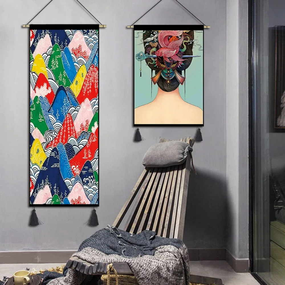สไตล์ญี่ปุ่นแขวนภาพ Tapestries - Japanese Living Lifestyle บทวิจารณ์และราคา